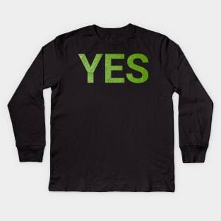 yes celebration day with nature Kids Long Sleeve T-Shirt